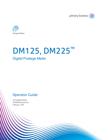 Pitney Bowes DM125™, DM225™ (PR00, PRL1) User manual | Manualzz Pitney Bowes DM125™, DM225™ (PR00, PRL1) User manual | Manualzz