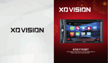 XO Vision XOD1752BT, XOD1752BT Manual Owner's manual XO Vision XOD1752BT, XOD1752BT Manual Owner's manual