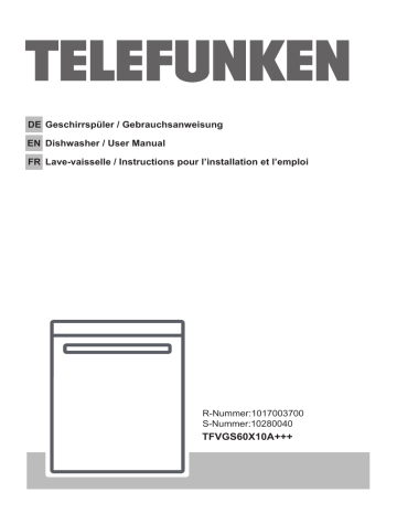 Telefunken TFVGS60X10A Instruction manual Telefunken TFVGS60X10A Instruction manual