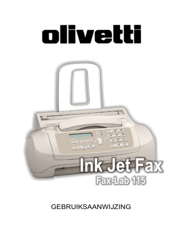 Olivetti Fax-Lab 115 Owner's manual Olivetti Fax-Lab 115 Owner's manual