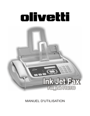 Olivetti FAX_LAB 730, Fax_Lab 710, Fax-Lab 710, Fax-Lab 730 Owner's manual Olivetti FAX_LAB 730, Fax_Lab 710, Fax-Lab 710, Fax-Lab 730 Owner's manual