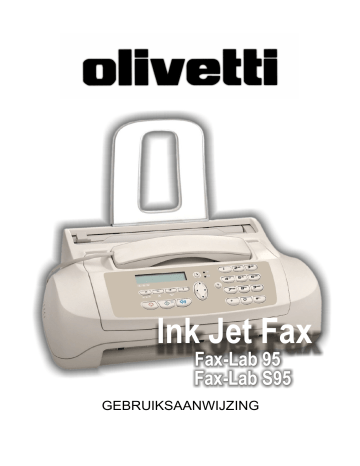Olivetti Fax-Lab 95 Owner's manual Olivetti Fax-Lab 95 Owner's manual