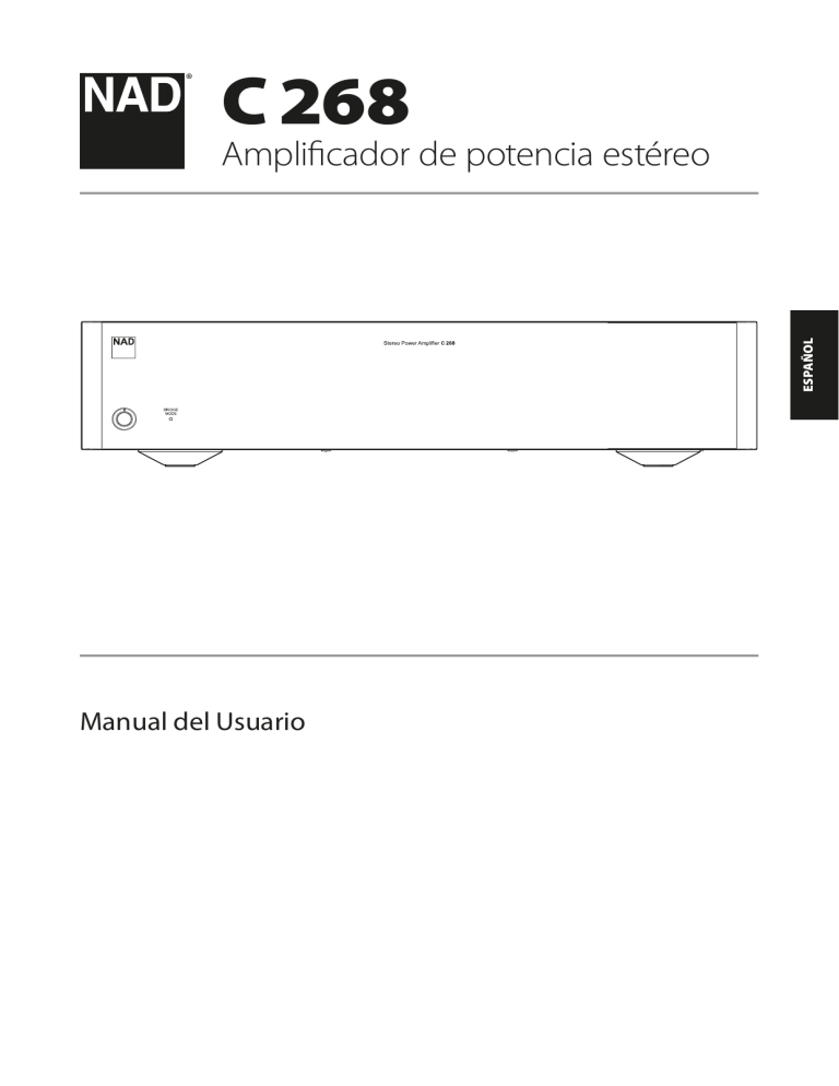 NAD C 268 User manual NAD C 268 User manual