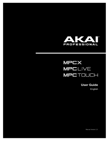 Akai MPC Touch Multi-Touch Music Production Center User Guide | Manualzz Akai MPC Touch Multi-Touch Music Production Center User Guide | Manualzz