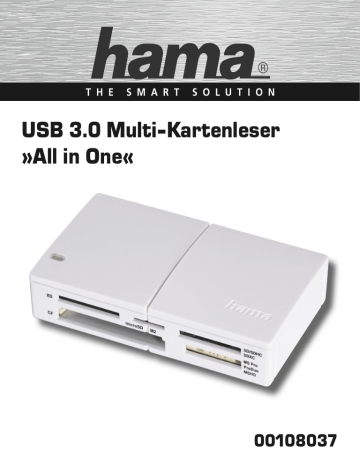 Hama 00108037 Owner's manual Hama 00108037 Owner's manual