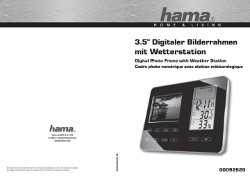 Hama 00092620 Owner's manual Hama 00092620 Owner's manual