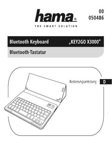 Hama 00050486 Owner's manual Hama 00050486 Owner's manual