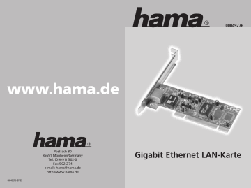 Hama 00049276 Owner's manual Hama 00049276 Owner's manual
