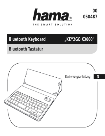 Hama 00050487 Owner's manual Hama 00050487 Owner's manual