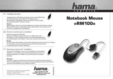 Hama 00057285 Owner's manual Hama 00057285 Owner's manual