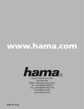 Hama 00062792 Wireless Beamer Adapter Owner Manual | Manualzz Hama 00062792 Wireless Beamer Adapter Owner Manual | Manualzz