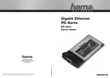 Hama 00039772 Owner's manual Hama 00039772 Owner's manual