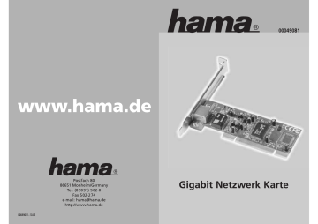 Hama 00049081 Owner's manual Hama 00049081 Owner's manual