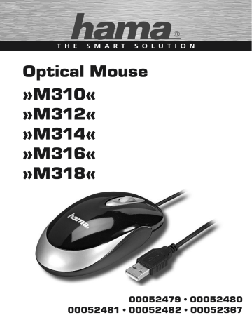 Hama 00052367 Owner's manual Hama 00052367 Owner's manual