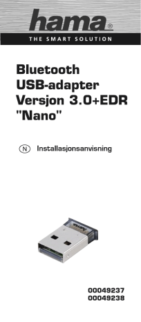Hama 00049237 Owner's manual Hama 00049237 Owner's manual