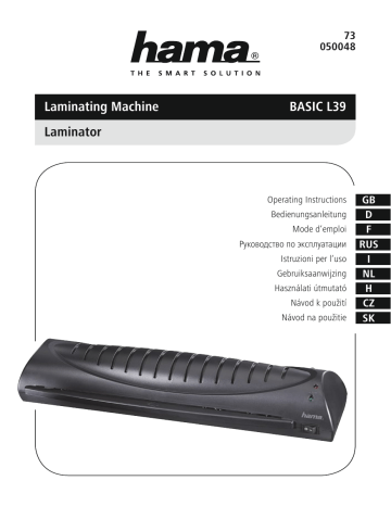 Hama 73050048 Owner's manual Hama 73050048 Owner's manual