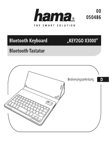 Hama 00050486 Owner's manual Hama 00050486 Owner's manual