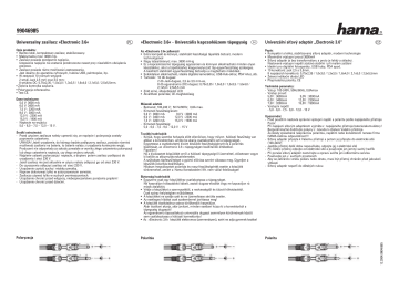 Hama 99046985 Owner's manual Hama 99046985 Owner's manual