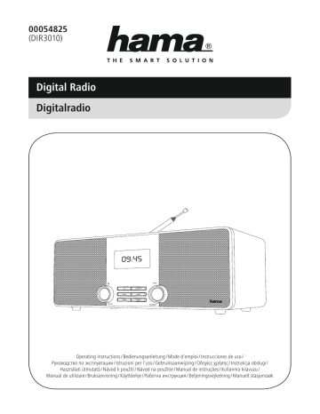 Hama 00054825 Owner's manual Hama 00054825 Owner's manual