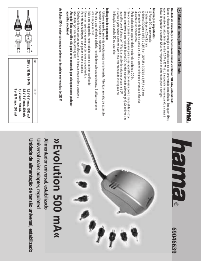 Hama 69046639 Owner's manual Hama 69046639 Owner's manual