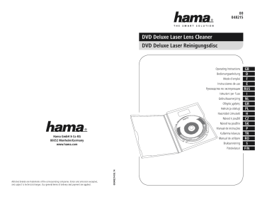 Hama 00048215 Owner's manual Hama 00048215 Owner's manual