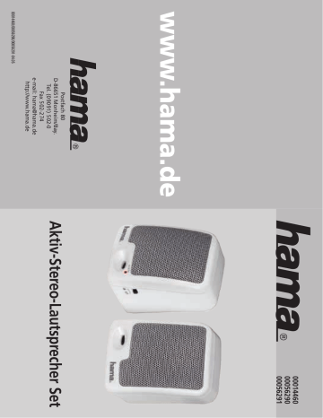 Hama 00014460 Owner's manual Hama 00014460 Owner's manual