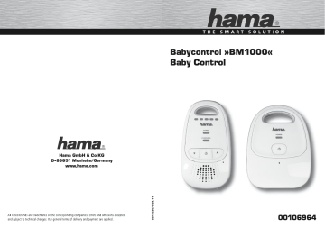 Hama 00106964 Owner's manual Hama 00106964 Owner's manual