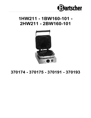 Bartscher 370191 Waffle maker 2HW211 Operating instructions | Manualzz Bartscher 370191 Waffle maker 2HW211 Operating instructions | Manualzz
