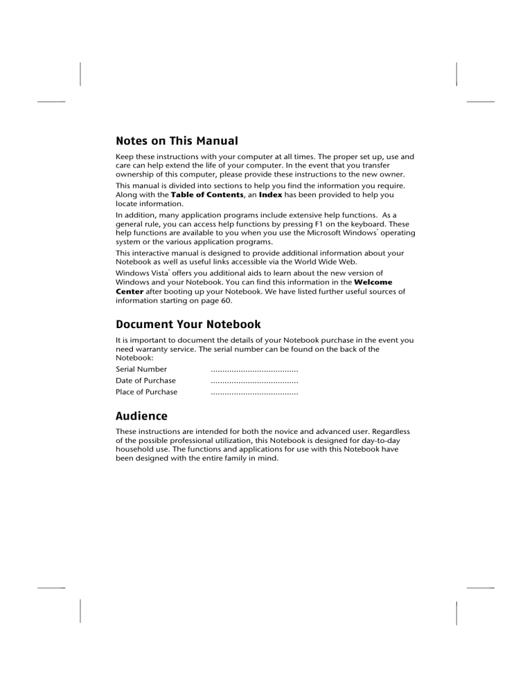 Medion S 5610 User manual Medion S 5610 User manual