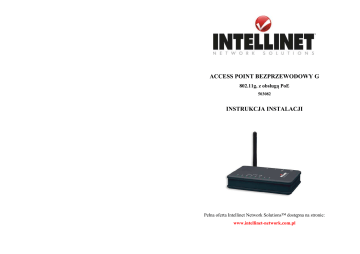 Intellinet High Power Wireless G Access Point Instrukcja obsługi Manualzz