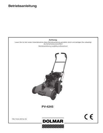 Dolmar PV-4245 pro Owner's manual Dolmar PV-4245 pro Owner's manual