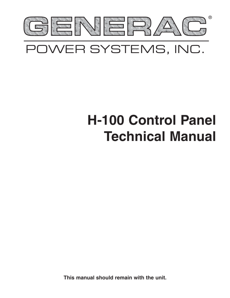Generac 150kW QT15068KNSNR User manual Generac 150kW QT15068KNSNR User manual