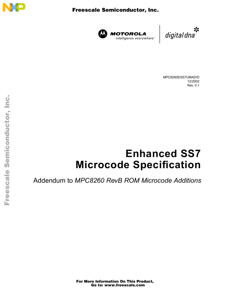 NXP MPC8250 Reference guide NXP MPC8250 Reference guide