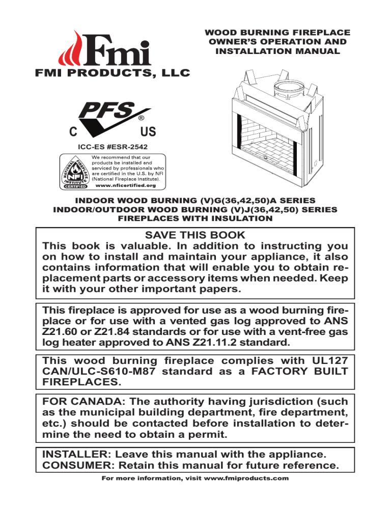 FMI G36HA User manual FMI G36HA User manual