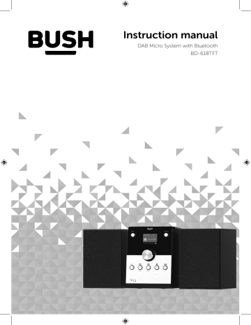 Bush WOW MICRO BT DAB COLOUR SCREEN Instruction manual | Manualzz Bush WOW MICRO BT DAB COLOUR SCREEN Instruction manual | Manualzz