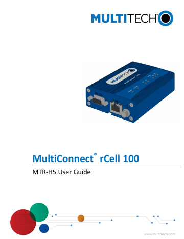 MultiTech MTR-H5-B10-HZ Cellular Router User Guide | Manualzz MultiTech MTR-H5-B10-HZ Cellular Router User Guide | Manualzz