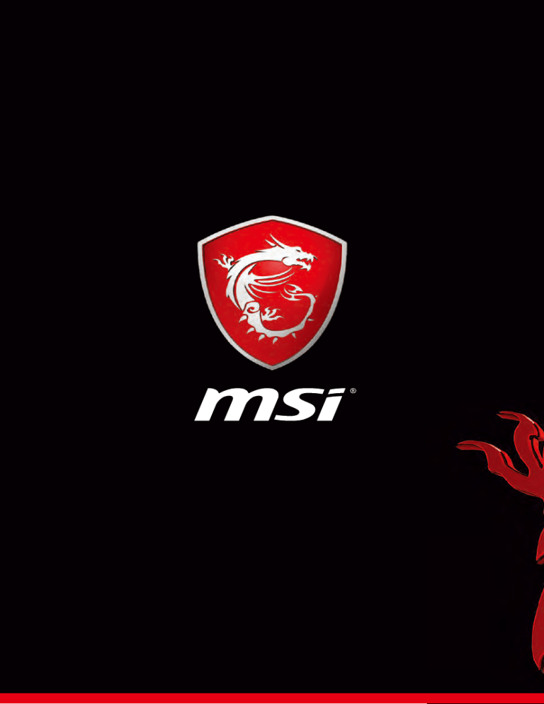 MSI Optix MAG161V User manual MSI Optix MAG161V User manual