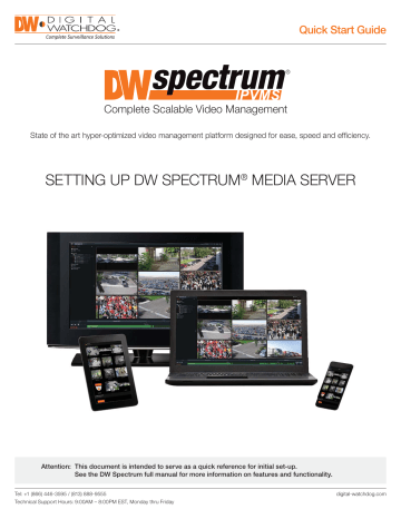 Digital Watchdog DW-SPECTRUMLSC DW Spectrum IPVMS Installation Guide | Manualzz Digital Watchdog DW-SPECTRUMLSC DW Spectrum IPVMS Installation Guide | Manualzz