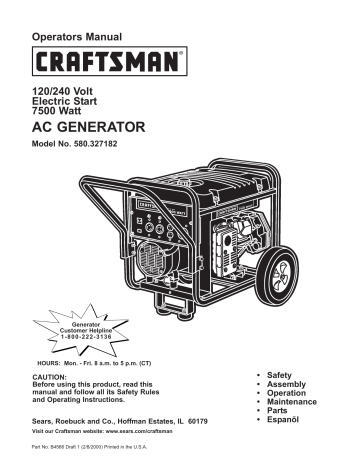Simplicity 01020-1 Operator's Manual | Manualzz Simplicity 01020-1 Operator's Manual | Manualzz