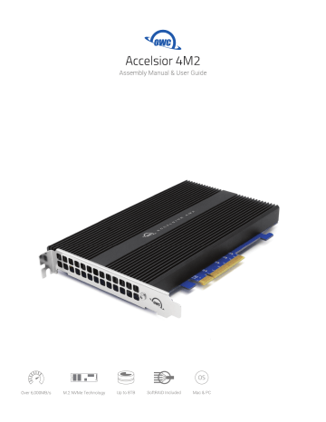 OWC Accelsior 4M2 User guide OWC Accelsior 4M2 User guide