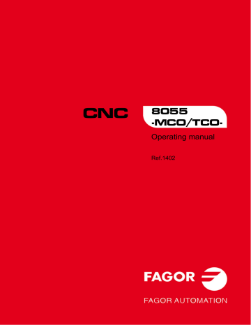 Graphic representation. Fagor CNC 8055 for lathes, CNC 8055, CNC 8055 for milling machines, CNC 8055 for other applications | Manualzz Graphic representation. Fagor CNC 8055 for lathes, CNC 8055, CNC 8055 for milling machines, CNC 8055 for other applications | Manualzz