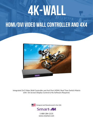 Smart-AVI 4K-Wall Manual | Manualzz Smart-AVI 4K-Wall Manual | Manualzz