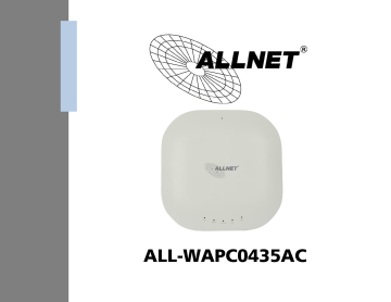 Allnet ALL-WAPC0435AC User Guide | Manualzz Allnet ALL-WAPC0435AC User Guide | Manualzz
