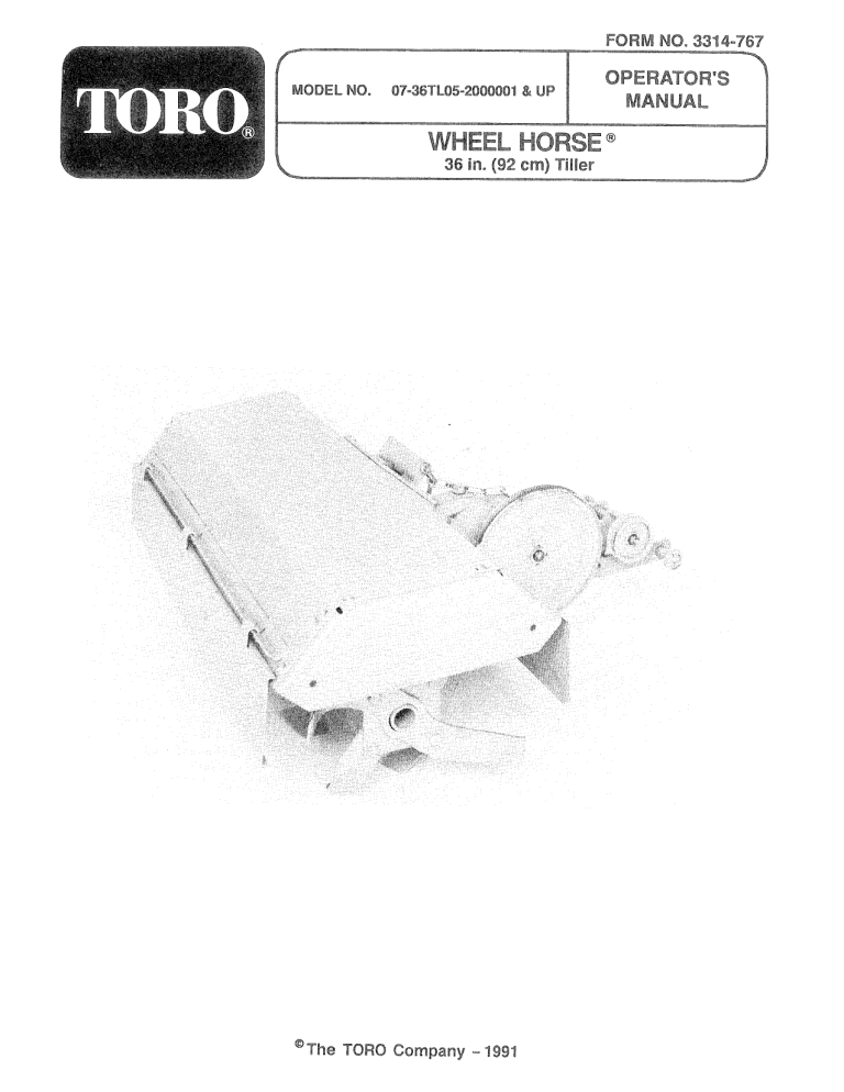 Toro 36 Toro 36