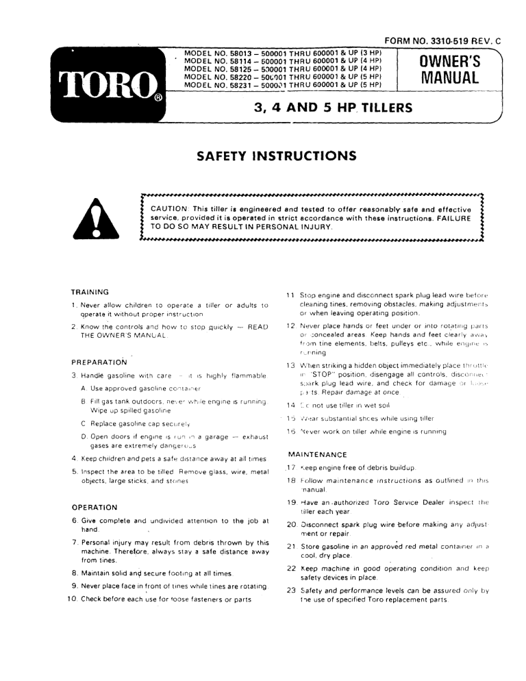 Toro 26 Toro 26