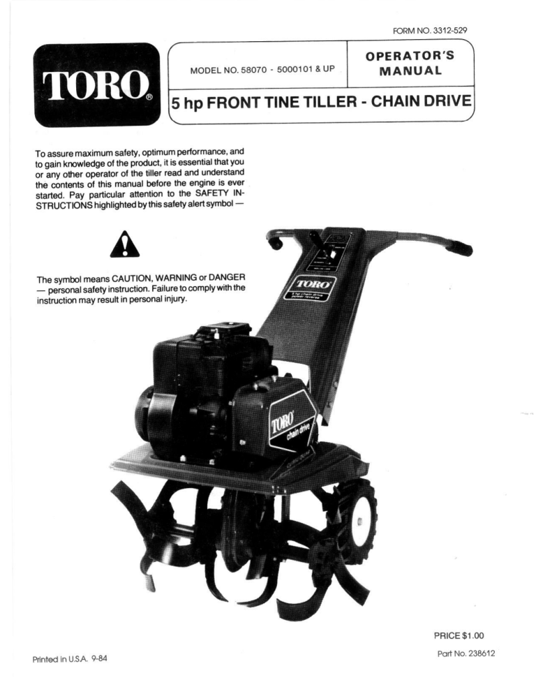 Toro 26 Toro 26
