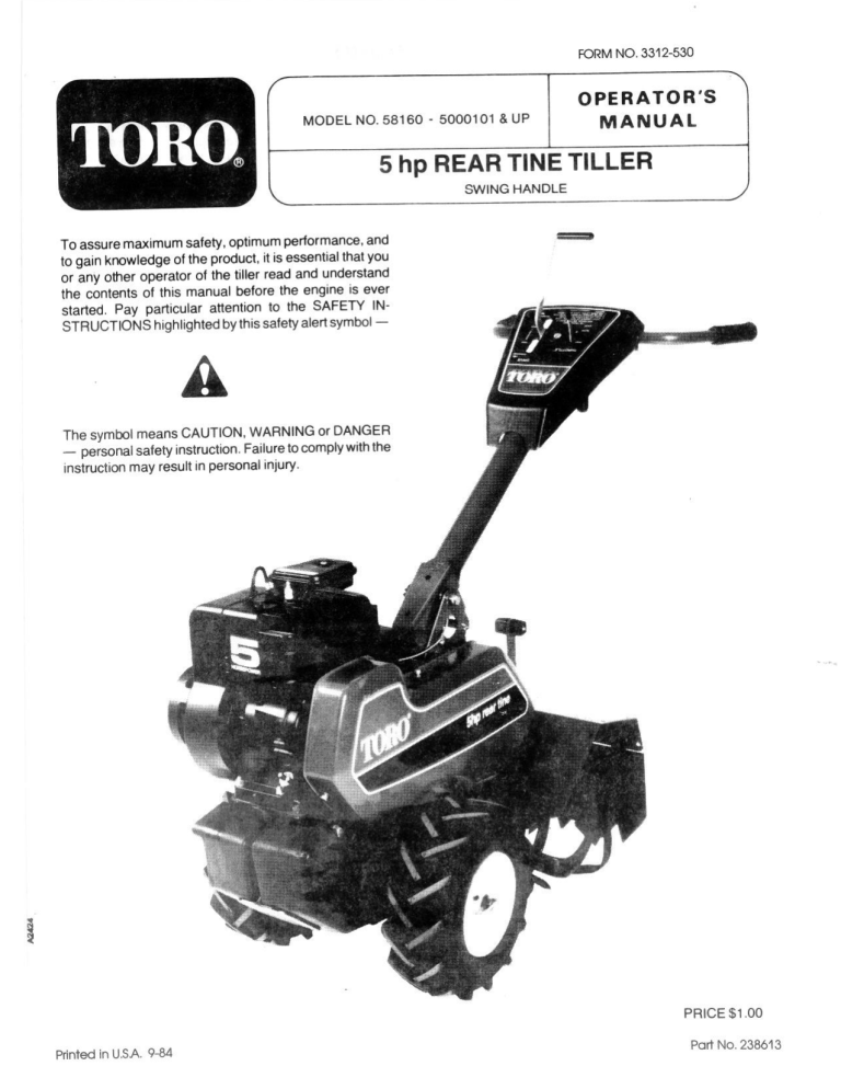 Toro 18 Toro 18