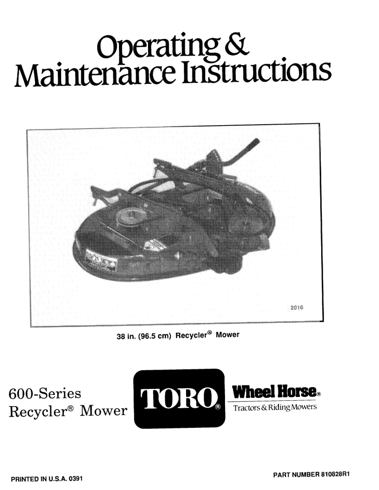 Toro 38 Toro 38