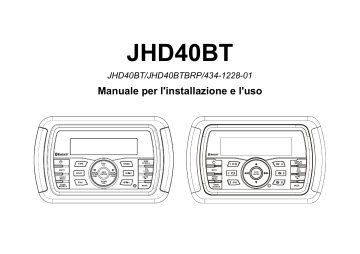 Voyager JHD40BT/434-1228-01 Manual Voyager JHD40BT/434-1228-01 Manual