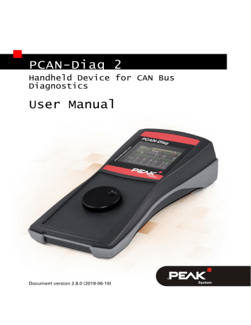 PEAK-System PCAN-Diag 2 User manual | Manualzz PEAK-System PCAN-Diag 2 User manual | Manualzz